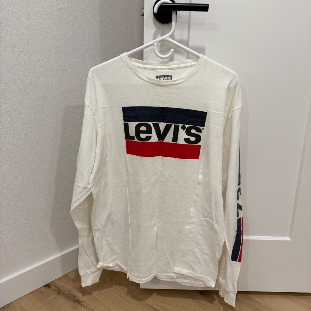 Levi’s long sleeve white shirt